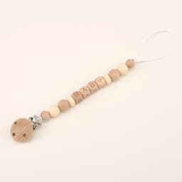 Baby Pacifier Clips Personalized Name BPA Free Morandi Color Dummy Nipple Holder Clip Chain Teething Toys Pacifiers Accessories