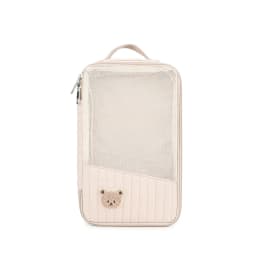 Cute Diaper Bag for Stroller Hanging Bag Separate Storage for Baby Clothes and Diapers Travel Change and Washing Storage Bag