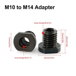 Angle Grinder Thread Adapter M10 To M14 M16 Thread Nut Arbor Connector Thread Converter Universal Polishing Screw Accessories