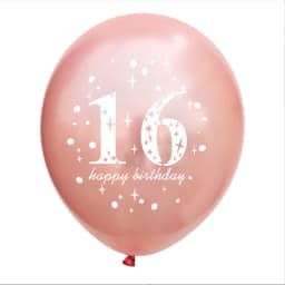 5Pc Happy Birthday Decoration Gold Rose Black 16 18 30 50 60 70 80 90 Years Birthday Party Digital Ballon Latex Party Supplies