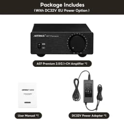AIYIMA A07 Premium Amplifier TPA3255 Power 300Wx2 Class D Digital Audio Amp HiFi 2 Channel Stereo Sound Hifi Home Amplifiers