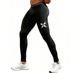Men's Compression Leggings High Elastic Quick Dry Breathable Sports Base Layer for Gym Running Basketball Workout