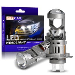 2PCS H7 LED Projector Lens Headligh Canbus 80W 20000LM High-Power CSP Chip Turbo Led H7 Turbo High Power Auto Lamp Fog Light 12V