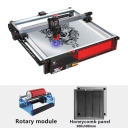 Twotrees TS2 10W Laser Engraver Compressed Spot Technology Emergency Stop Button Flame Detection CNC Laser Engraving Machine