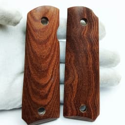 1 Pair Hongteng Wood DIY Hand Grip Patch Material Non-slip Handle Blanks Slabs Scales For 1911 Grips Models