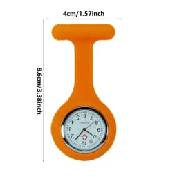 Pocket Watch Women's Digital Display Dial Clip-On Analog Clock Fob Nurse Brooch Pin Hang Pocket Electric Watch Fashion Watches