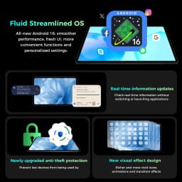 Teclast P50T Android 16 Tablet 90Hz 11" Incell TDDI T7250 Octa Core Max.16GB RAM 128GB ROM 8000mAh 13MP+5MP GPS Tablets PC