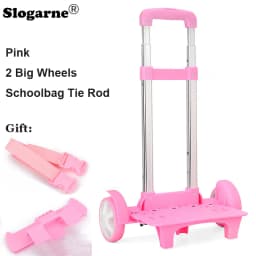 Kids Backpack Pull Rod Trolley Wheels Children School Bag Accessories Tie Rod Stator Students Climb Stairs 6 Wheels Bags Parts