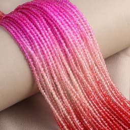 125 Pieces Spinel Bead Crystal Beads Loose Exquisite appearance DIY Jewelry Making Bracelet Necklace Accessories 3mm Length 38cm