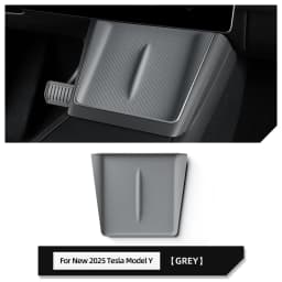 LUCKEASY for Tesla Model Y Juniper 2025 2026 Car Anti Dirt Pad Mobile Wireless Charging Anti-Slip Mats Silicone Accessiories