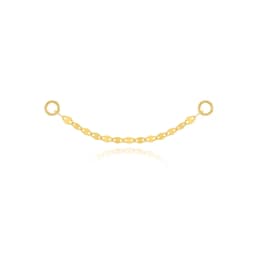 AIDE 925 Sterling Silver 9 Types Zircon CZ Chain Spare Parts Rock Punk Hoop Piercing Hoops Drop Earring Fine Jewelry Gift 1pc