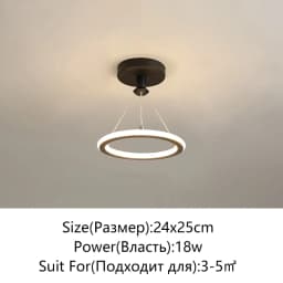 New Balcony Ceiling Chandelier Modern LED Simple Lustre Chandelier Basement Corridor Aisle Cloakroom 110-220V Home Lighting