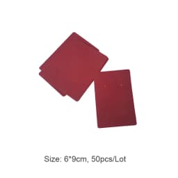 Kraft Paper Ear Stud Hang Tag Jewelry Display Card Necklace Kraft Paper Tag Ear Studs Bracelet Paper Hang Price Tag 50pcs/Lot