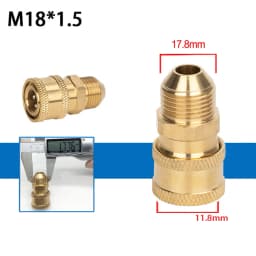 High Pressure Washer Connector 1/4 Inch Quick Release Connector Coupler Fitting For Garden Hoses Car Washer Lance Connector G1/4