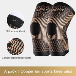 Copper Knee Brace for Arthritis Pain Support-Copper Knee Sleeve for knee pain Compression sleeve for Sports,Knee Pain Relief