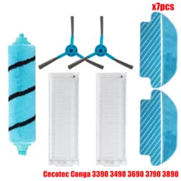 For Cecotec Conga 3290 3390 3490 3590 3690 3790 3890 Ultra Titanium Vital Vacuum Cleaner Main Side Brush Hepa Filter Spare Part