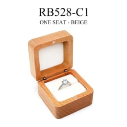 Walnut Wooden Ring Box for Proposal Blank Wood Earring Rings Jewelry Boxs Engagement Ring Box Wedding Ring Box Anniversary Gifts