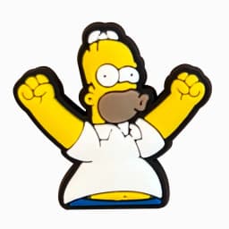 1-100pcs Cartoon Wacky Simpson Anime Series PVC Shoe Charms Accessories DIY Creativity Sandal Wristbands Party Decorations