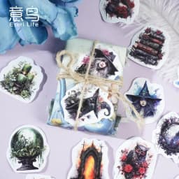 30Pcs Misty Forest Sticker Set Cute Stationery DIY Diary Decor for Scrapbooking & Journaling