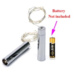 10pcs 2M 20 LED Wine Bottle Cork Light AA Battery Powered Cork Shape Bottle Stopper Fairy Light For DIY Party Wedding Xmas
