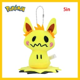 Mimikyu Eevee Plush Keychain Pocket Monster Cos Eeveelution Snorlax Doll Anime Pendant For Fan Collectible Sylveon Present Decor