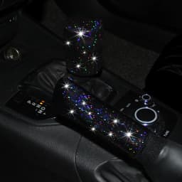 Car Steering Wheel Cover Elastic Handle Cover colorful bronzing Universal 37/38cm Diamond BlingBling steering wheel accessories