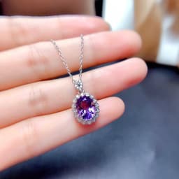 Big Bling Water Drop Pendant Real 925 Sterling Silver Long Chain Necklace for Women Fashion Jewelry Cute Statement Necklace