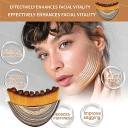 Massager for Face Lymphatic Contour ,Skin Scraping Body Sculpting ,Face Guasha Brush Drainage Massager Brush Facial Massage