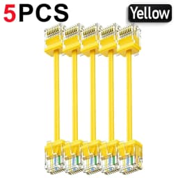 1-10PCS CAT6a Ethernet Cable LAN Super Light Cord UTP 10Gbps 550MHz High-speed Slim Ethernet Network Cable for PC Laptop Router