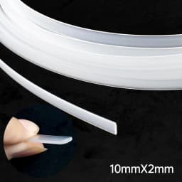 5Meters Meetee Clear Plastic Corset Ribbon Webbing Boning Bra Side Tape Wedding Dress Support Sewing Clothing DIY Accessories