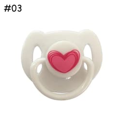 Dummy Pacifier +Magnet Nipples Magnetic Pacifiers for Reborn Baby Dolls Newborn DIY Kids Toy Cute Lovely Babies Dolls Supplies