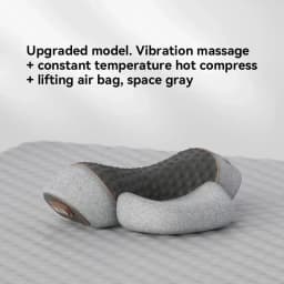 Okayso Electric Massager Cervical Pillow Hot Compress Vibration Massage Neck Traction Relax Sleeping Pillow Spine Support Normal