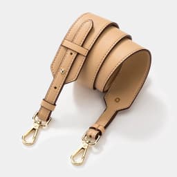 High-quality Cow Leather Wide Bag Cross Pattern Adjustable Shoulder Cross-body Leather Shoulder Strap Handbag Accessories