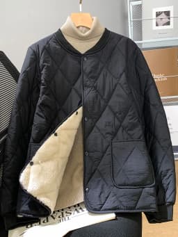 Men's Thickened Fleece Lined Stand Collar Cotton Jacket Inner Wear Short Coat Warm Youth Style School Uniform Essential