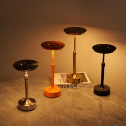 Aluminum Alloy Rechargeable Touch Table Lamp Telescopic Decorative Lamp LED Night Light Infinite Dimming Atmosphere Bedside Lamp