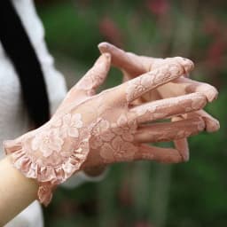 Lace Short Breathable Sun Protection Non-Slip Drive Women Thin New Gloves High Quality Ruffles Elegant Etiquette Soft