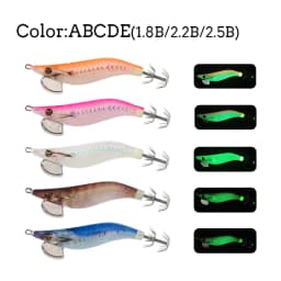 LETOYO 2.5#-1.8# mini EGI luminous squid jig Artificial bait for Webfoot Octopus Cuttlefish sea fishing lures squid lure