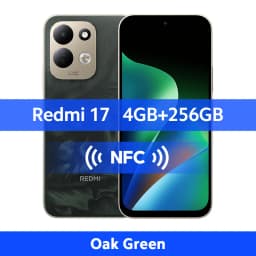 New Xiaomi Redmi 17 4G Smartphone Global Version 6.9" Display 120Hz 7500mAh 45W Turbo Charging 50MP Camera MTK Helio G91-Ultra C