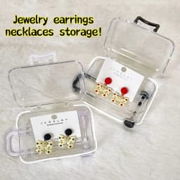 1Pc 5*7cm Transparent Mini Suitcase Trolley Luggage Handbag Model Earrings Necklace Ring Gift Display Box Candy Packaging Box