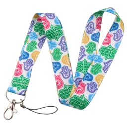LB3010 Pink Love Neck Strap Lanyard for Key ID Card Cell Phone Straps USB Badge Holder DIY Neck Strap Hang Rope Rainbow Keychain