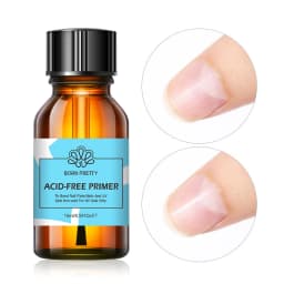 BORN PRETTY 15ml Nail Primer Nail Prep Dehydrate Base Top Coat Gel Nail Polish No Need Of UV LED Lamp Nail Art Varnish Manicure