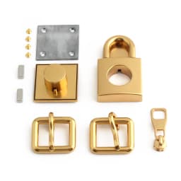 4/10Sets Metal Clasp Lock Snap Hook For DIY Leather Craft Handbag Shoulder Purse Briefcase Catch Buckles Whole Set Accessories