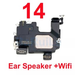BaRuiLe 1pcs Top Ear Speaker Earpiece for iPhone 13 14 15 Pro Max 12 Mini 16 Plus 16E Sound No Flex Cable Repair Parts