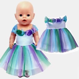 Doll Clothes for 43cm Baby New Born Doll Coat Unicorn Hoodie 17 Inch 18 Inch Baby Bona Doll Dress Christmas Toys Clothes