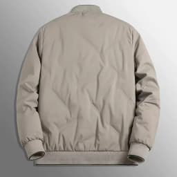 Autumn and Winter Fashion Solid Color Windproof Thickened Warm Cotton-Padded Jacket Men's Casual Loose Sports Large Size Coat