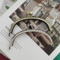 10 Pcs 12.5cm Antique Bronze Metal Purse Frame Kiss Clasp Handle For Bag Sewing Craft Tailor Sewer Hardware Bag