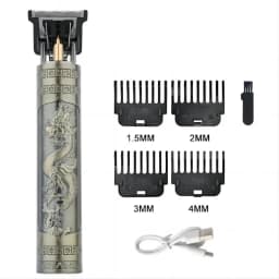 New Retro T9 Hair Clipper For Men, Electric Shaver, Rechargeable Hair Clipper, Portable Cordless Beard Trimmer