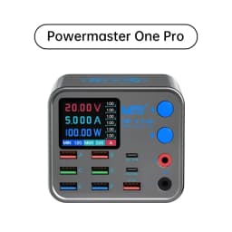 MaAnt DianBa 1 Pro Wireless Smart Charge QC 3.0 8 USB Port Wireless Charging Dock LCD Display For Mobile Phone Charging Repair