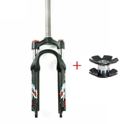BUCKLOS 20" Folding/BMX/MTB Bike Suspension Fork 1-1/8" Threadless Disc Brake Bicycle Forks 9*100mm Quick Release E-Bike Fork