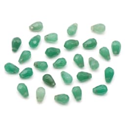 10PC New Reiki Natural Gem Stone Beads Charms Drop-shaped Faceted Moonstone Pendant for DIY Necklace Earring Jewelry Making Gift